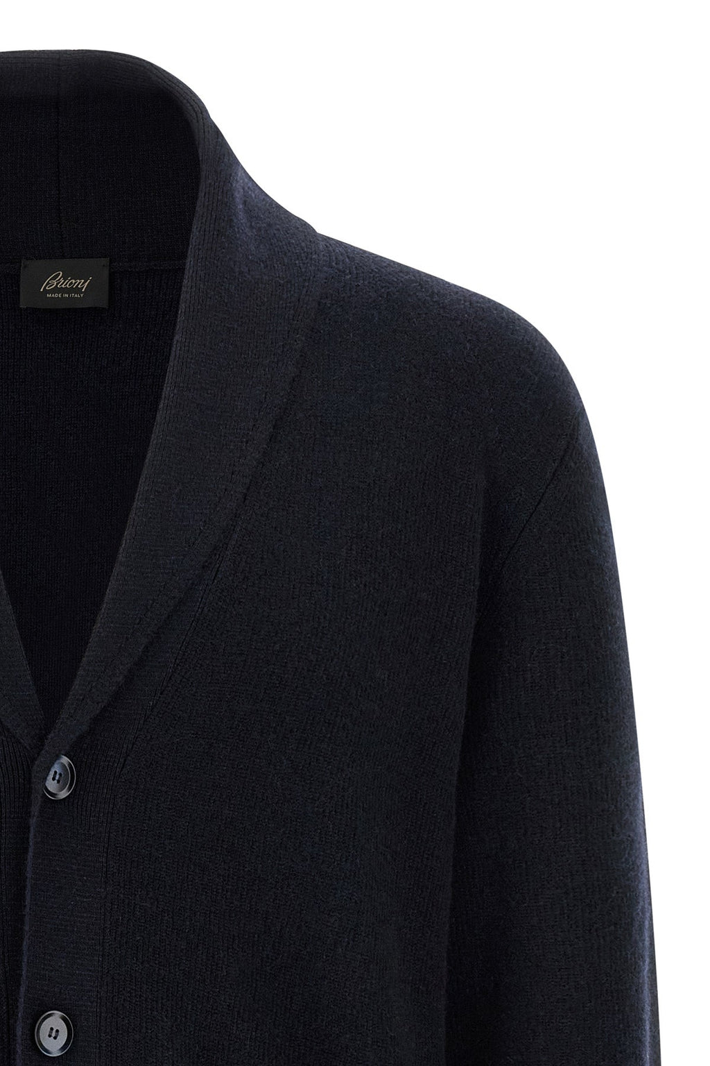Brioni Men's Cardigan Shawl Collar with Patch Pockets - image 3