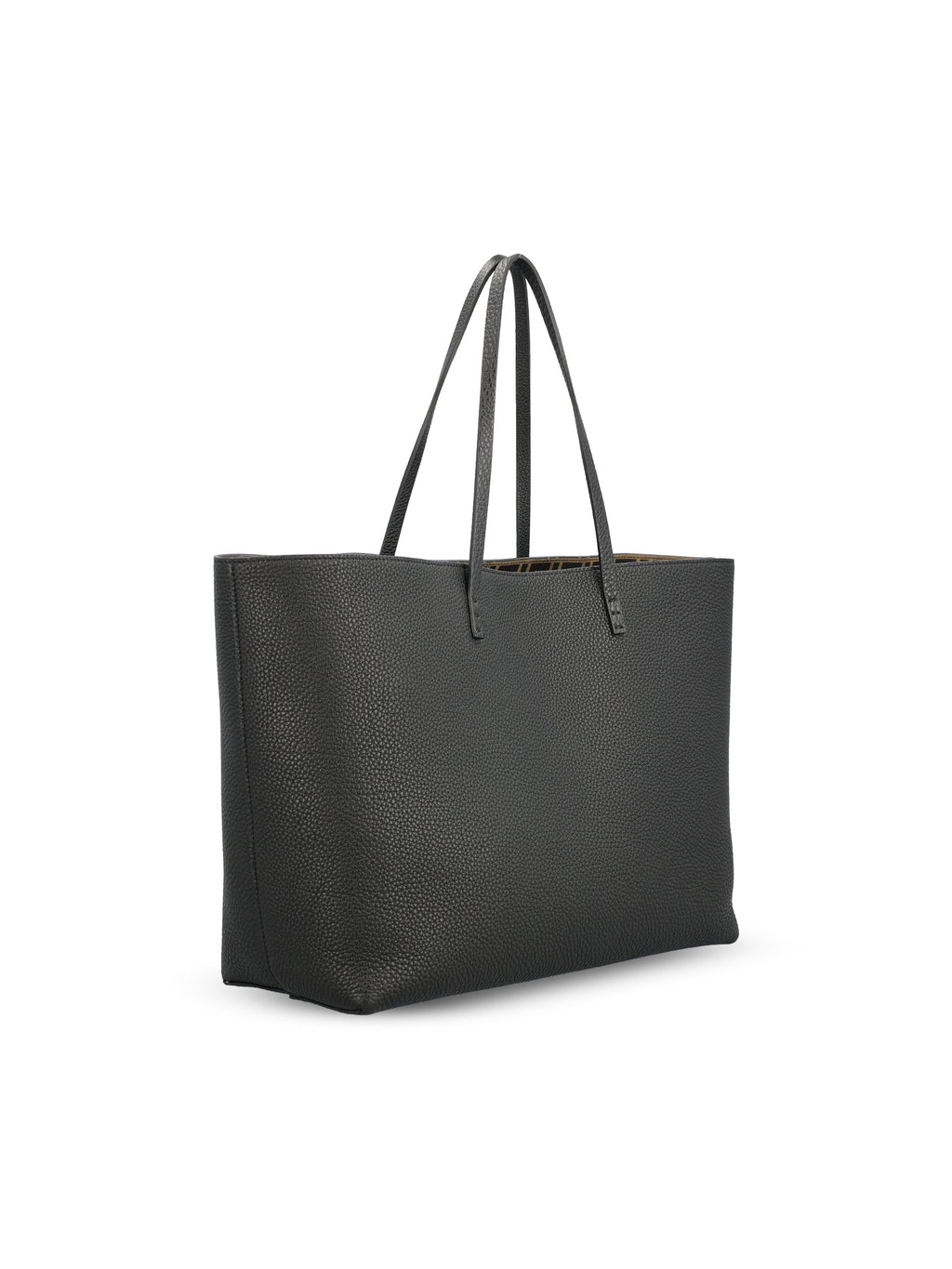 Fendi Women's Roll Medium Leather Shopper Bag in Black - view 3