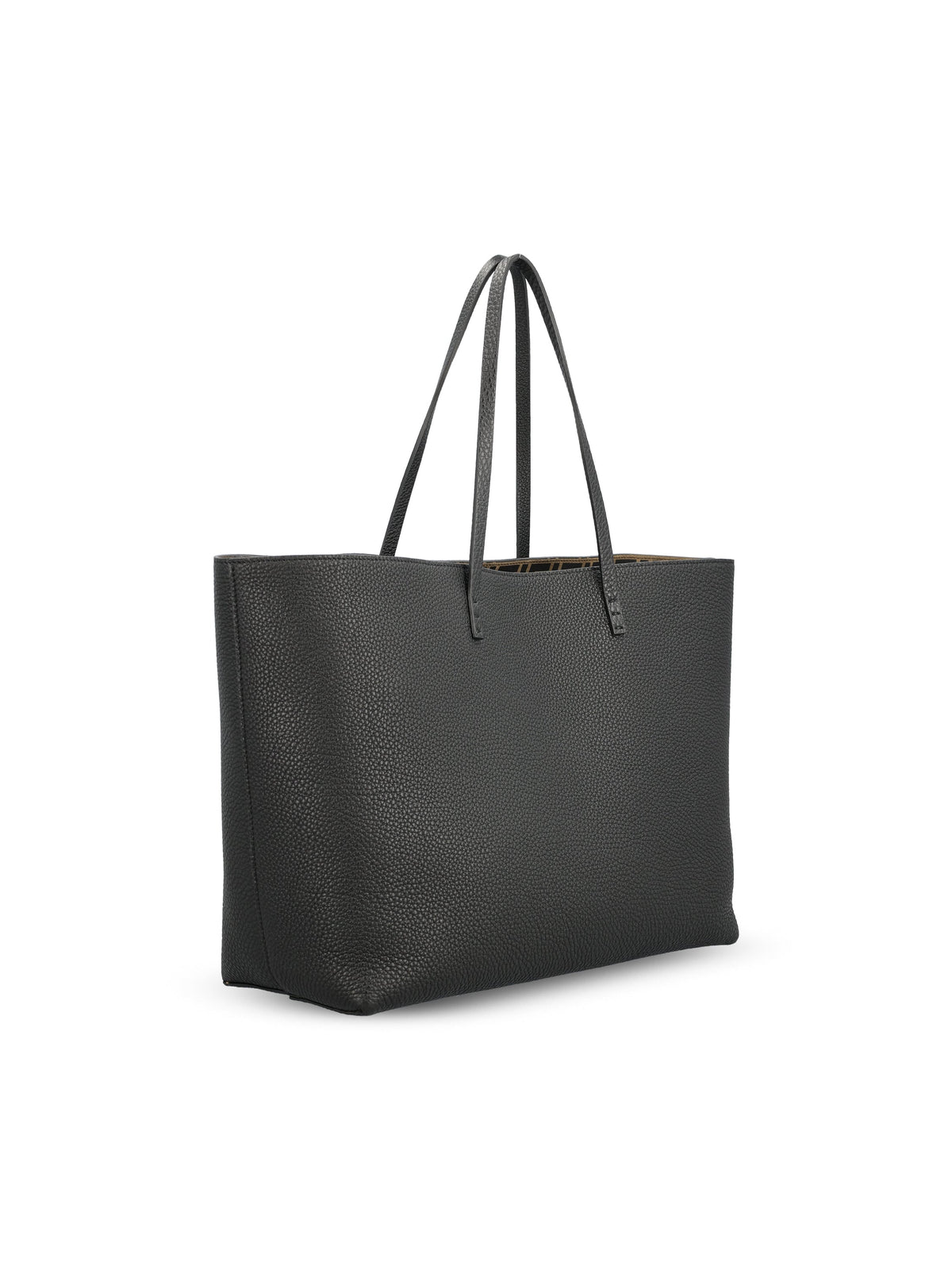 Fendi Women's Roll Medium Leather Shopper Bag in Black - view 3