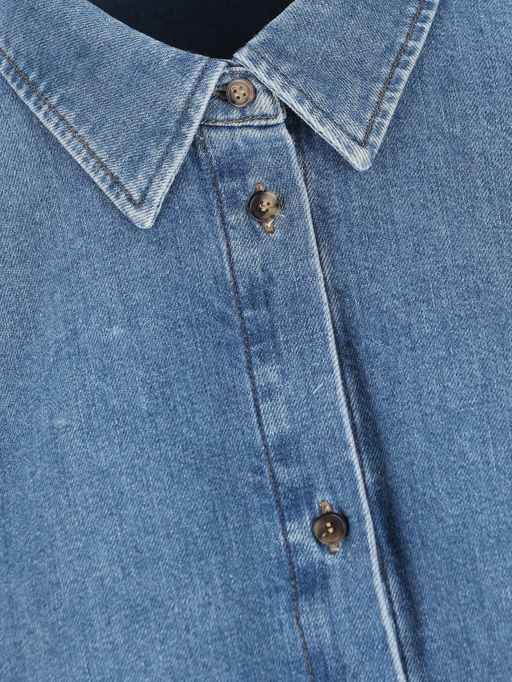 Loewe Women's Denim Shirt in Blue - view 3