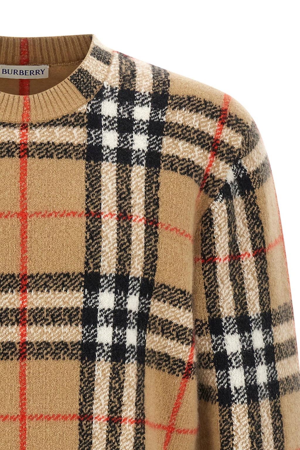 Burberry Men's Curtis Knit Sweater in Beige - image 3