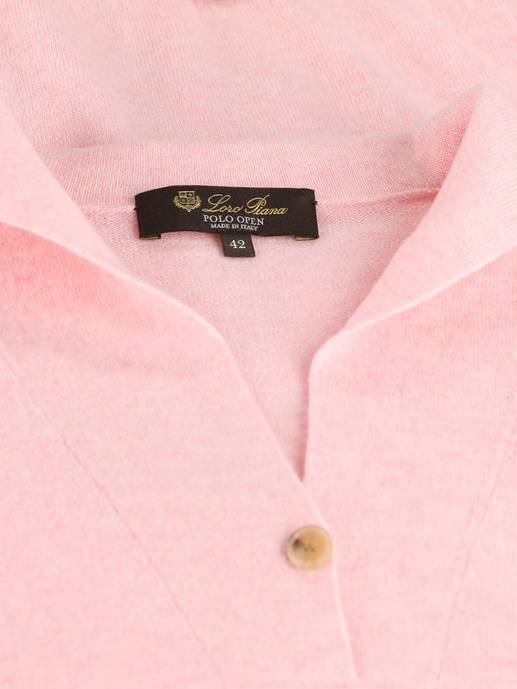 Loro Piana Women's Sergio Cashmere Polo in Pink - view 3