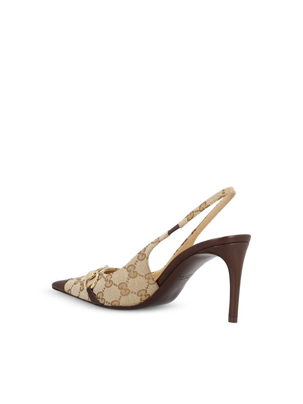 Gucci Women's GG Fabric Slingback Pumps in Beige - view 3
