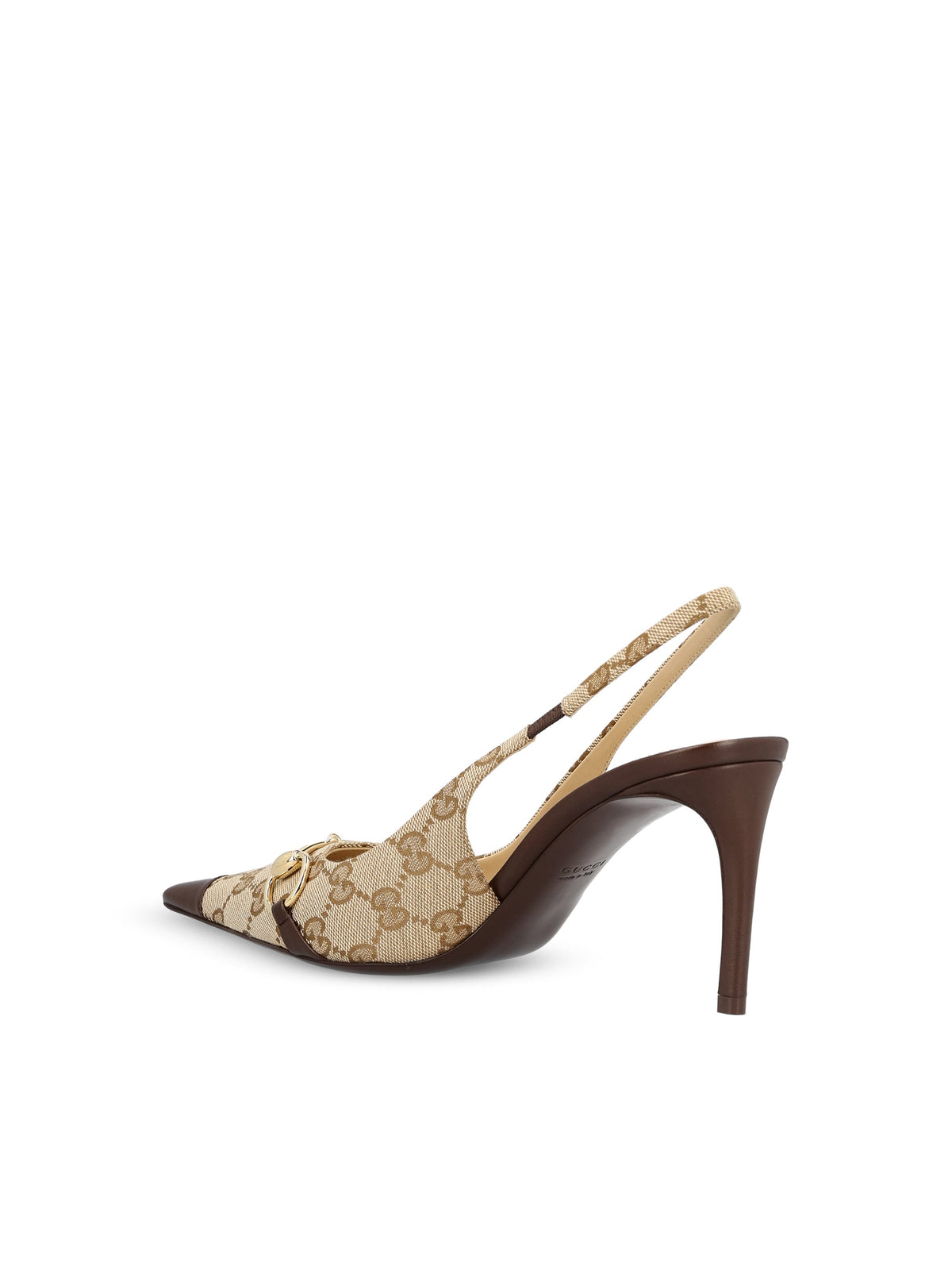 Gucci Women's GG Fabric Slingback Pumps in Beige - view 3