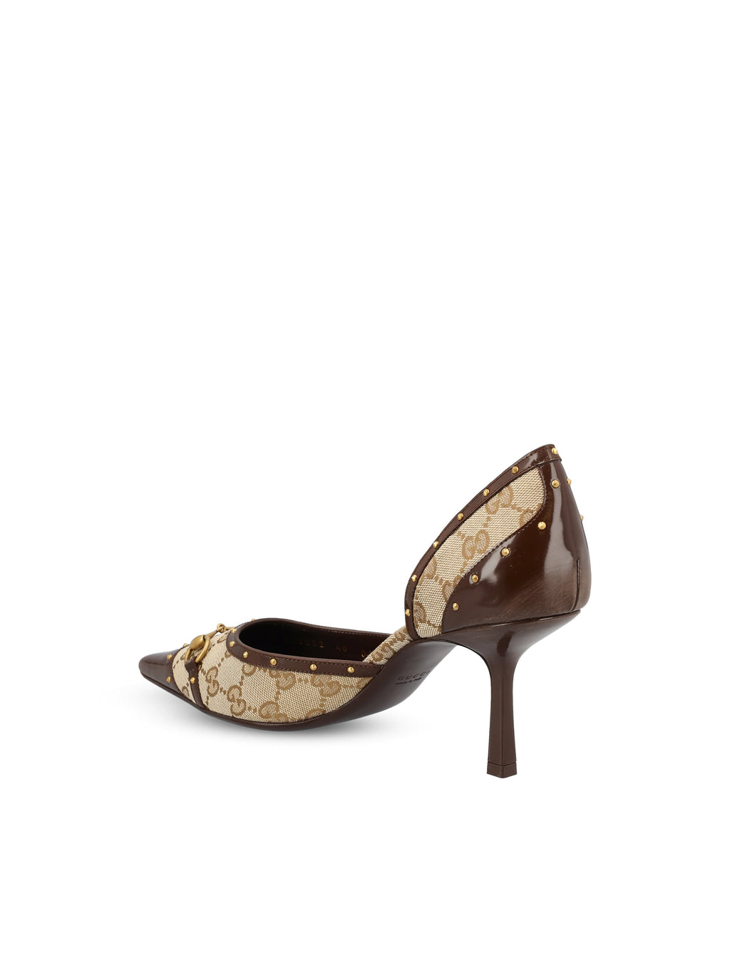 Gucci Women's GG Fabric Pumps in Beige - view 3