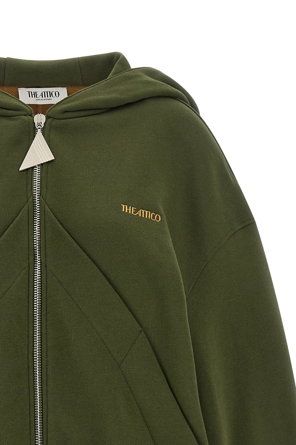 The Attico Women's Olive Green Fleece Hoodie - image 3