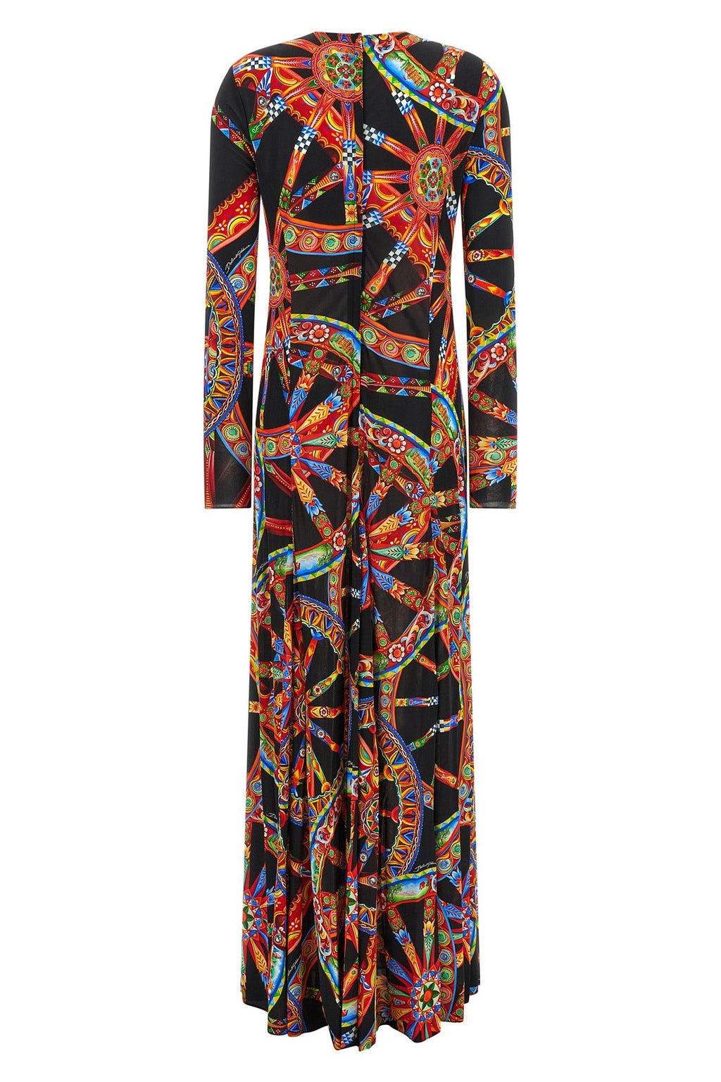 Dolce and Gabbana Women's Carretto Print Maxi Dress - image 3