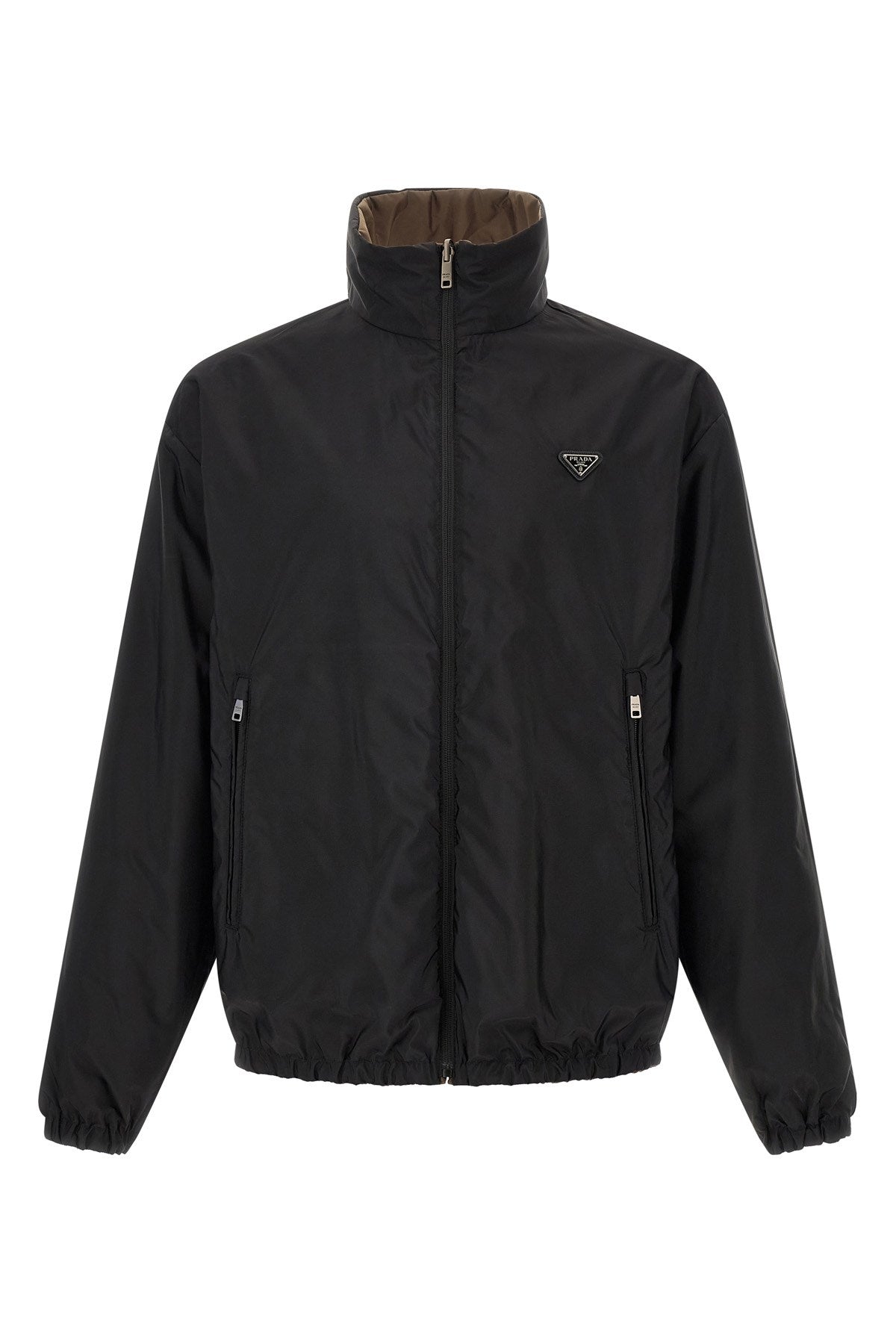 Prada Men's Re-Nylon Reversible Jacket in Brown - view 3