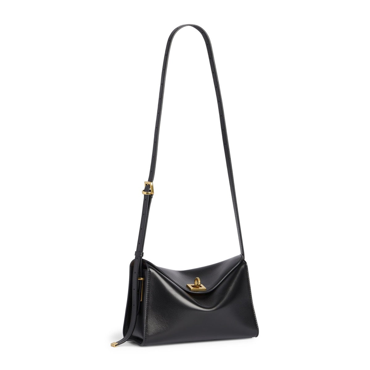 Balenciaga Women's Lamb Leather Le 7 Nano Bag in Black
