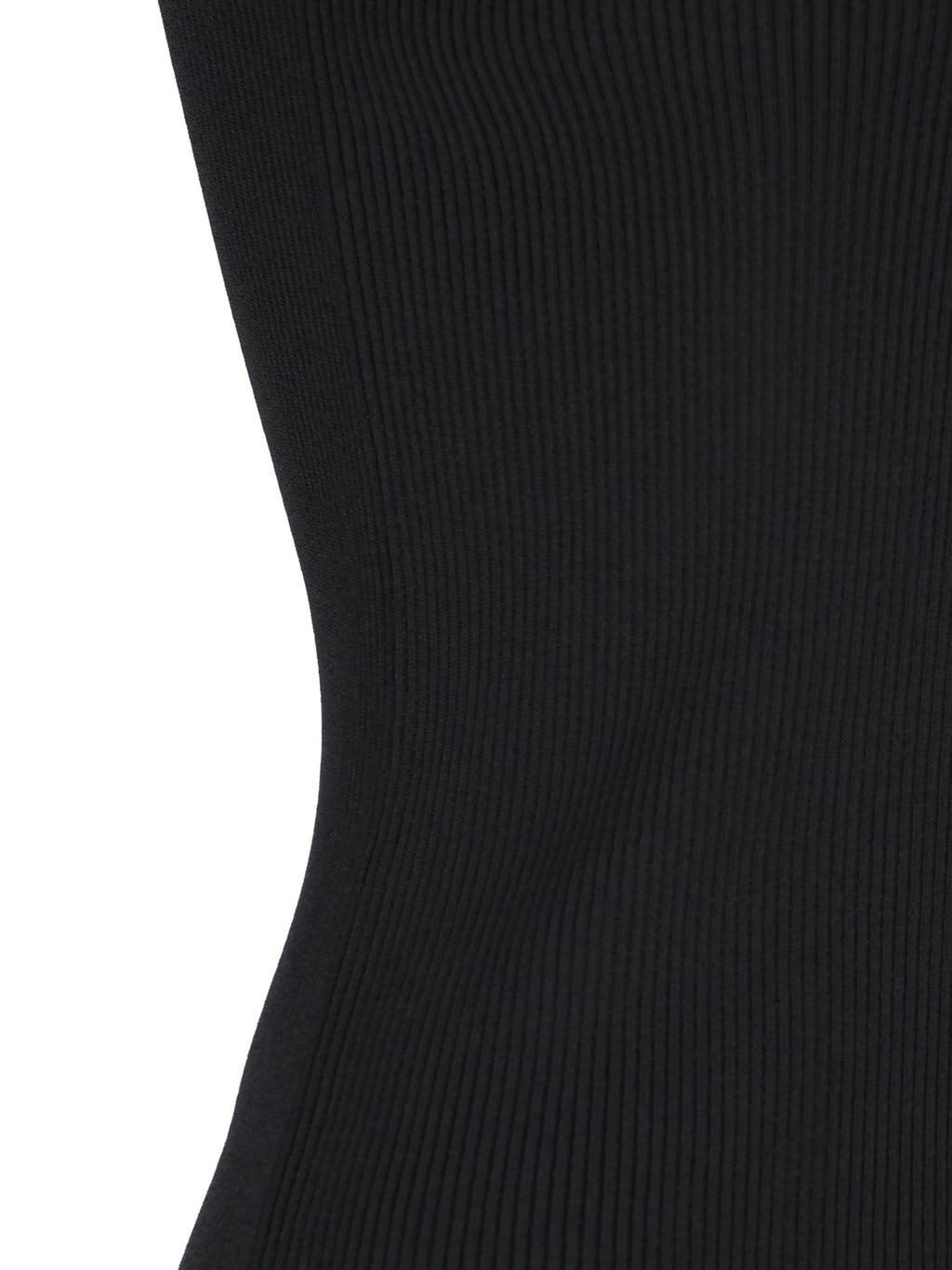 Loewe Women's Viscose Ribbed Anagram Top in Black - view 3
