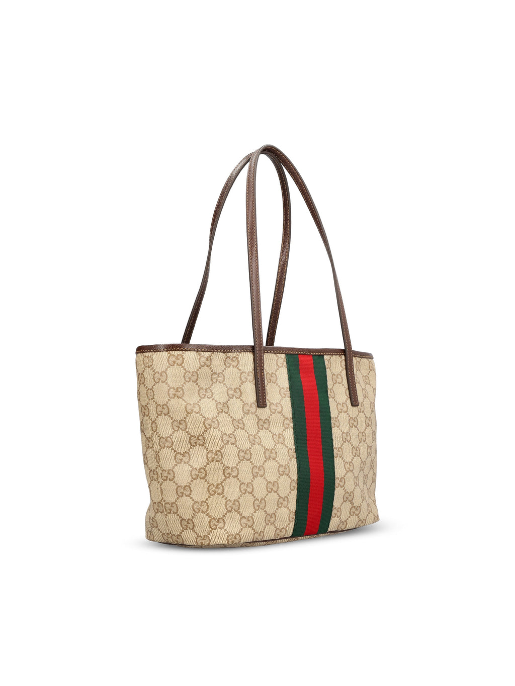 Gucci Women's GG Fabric Tribeca Small Tote in Beige - view 3