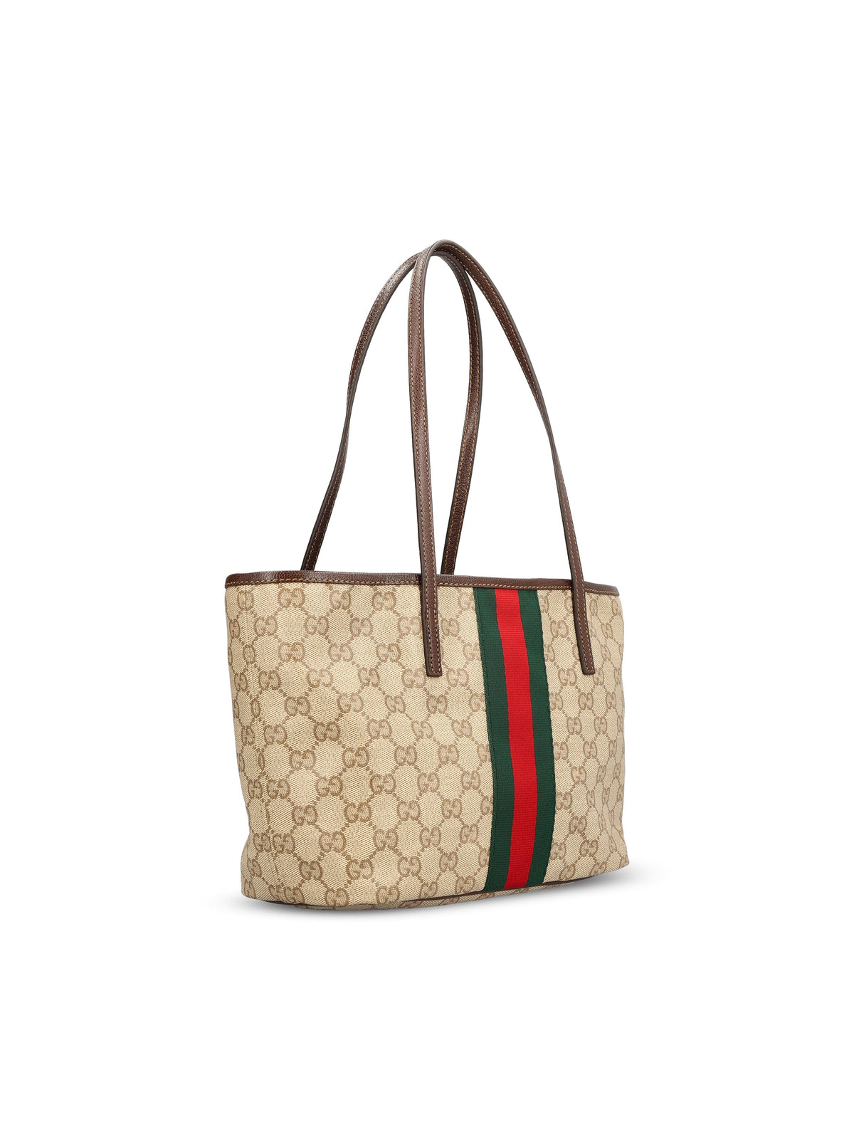 Gucci Women's GG Fabric Tribeca Small Tote in Beige - view 3