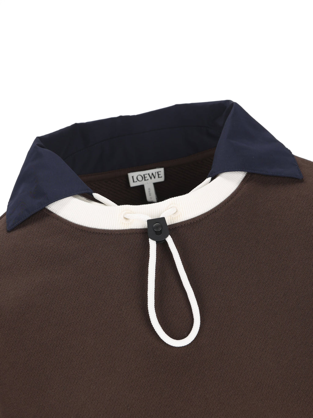 Loewe Women's Cotton Sweatshirt in Brown - view 3