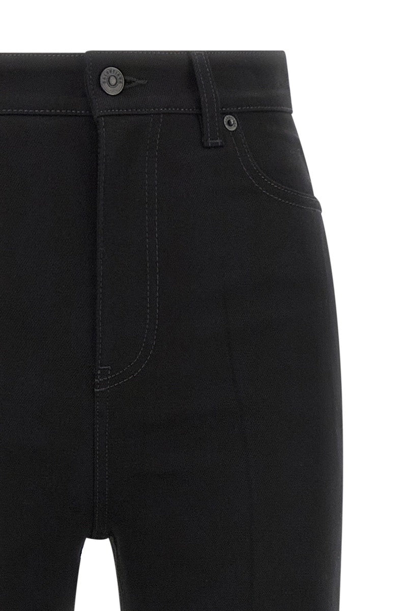 Balenciaga Women's Denim High-Waist Jeans in Black