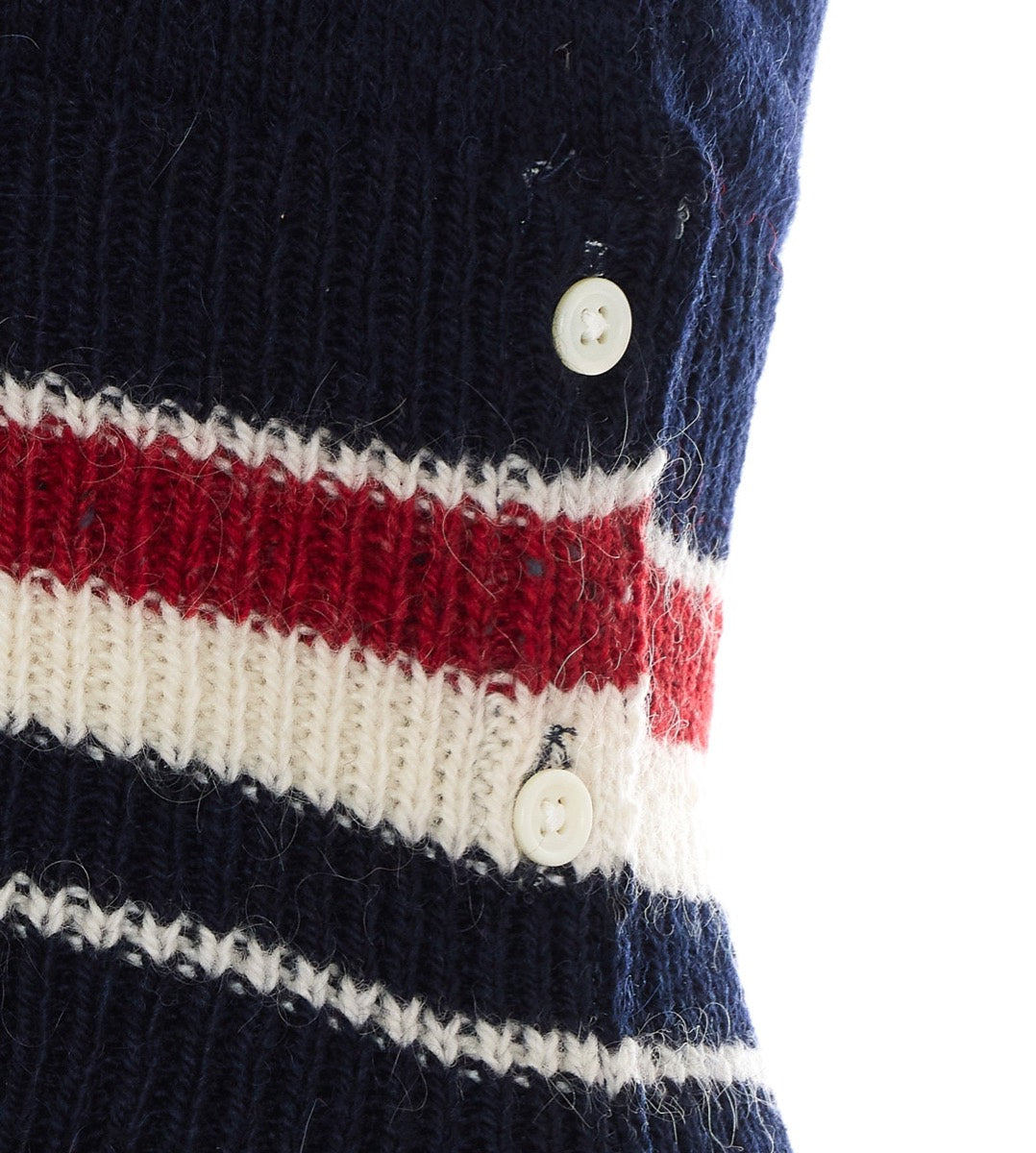 Thom Browne Women's Wool Knitted Vest in Blue