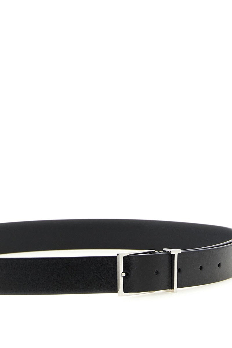 Tom Ford Men's Leather Belt in Black