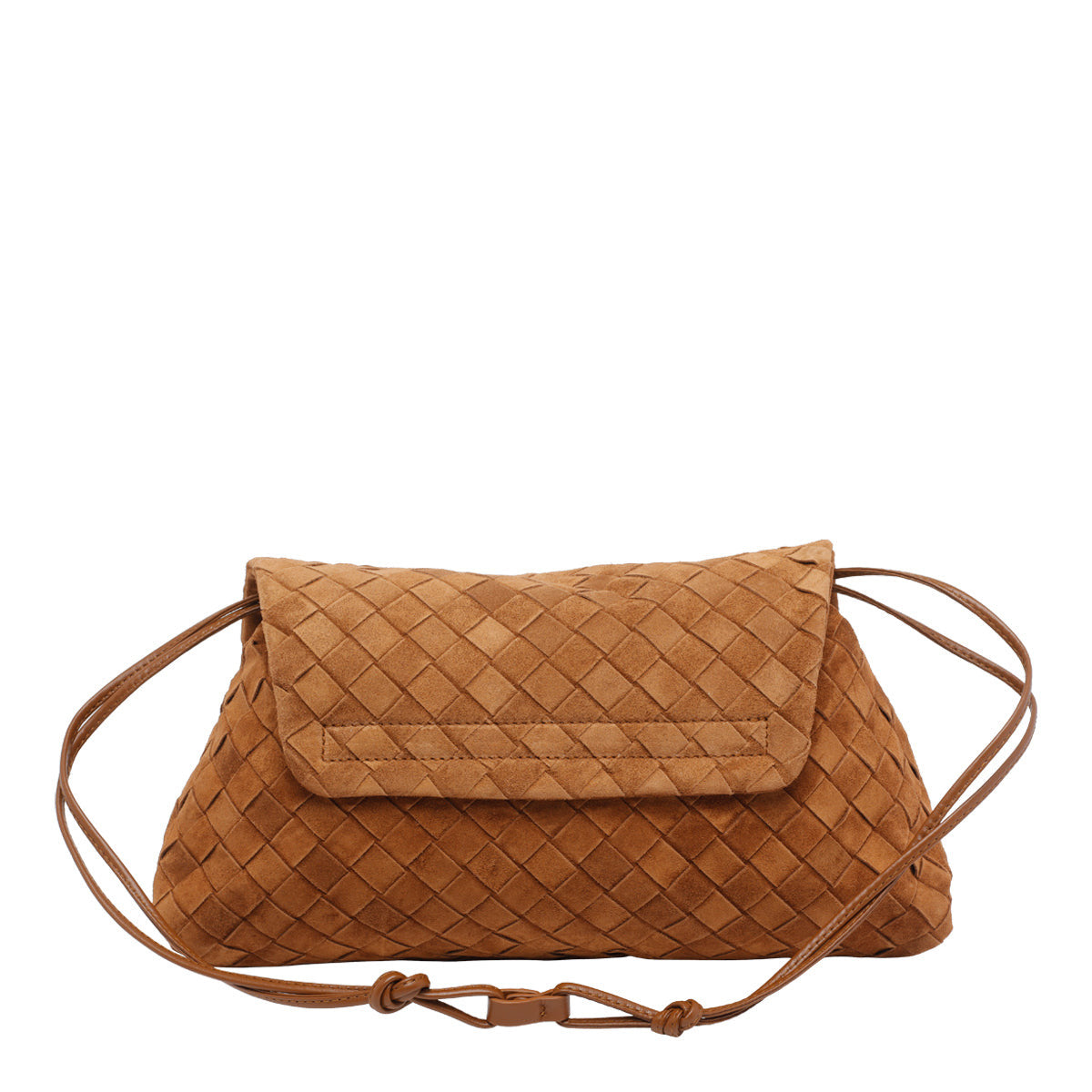 Bottega Veneta Women's Suede Giorno Bag in Brown