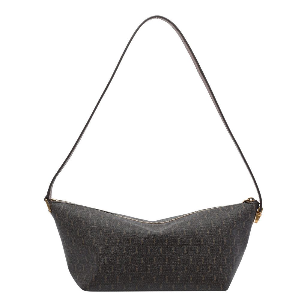 Saint Laurent Men's Monogramme Crossbody Bag in Brown