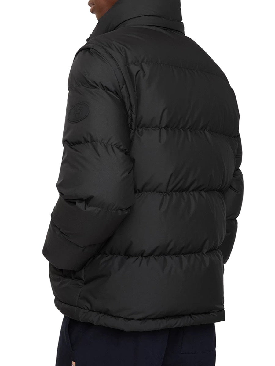 Burberry Men's Nylon Down Jacket in Black