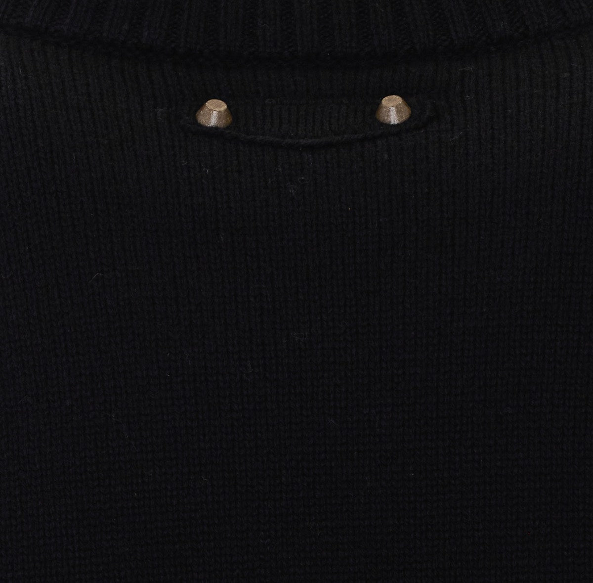 Balenciaga Women's Wool Cropped Sweater in Black