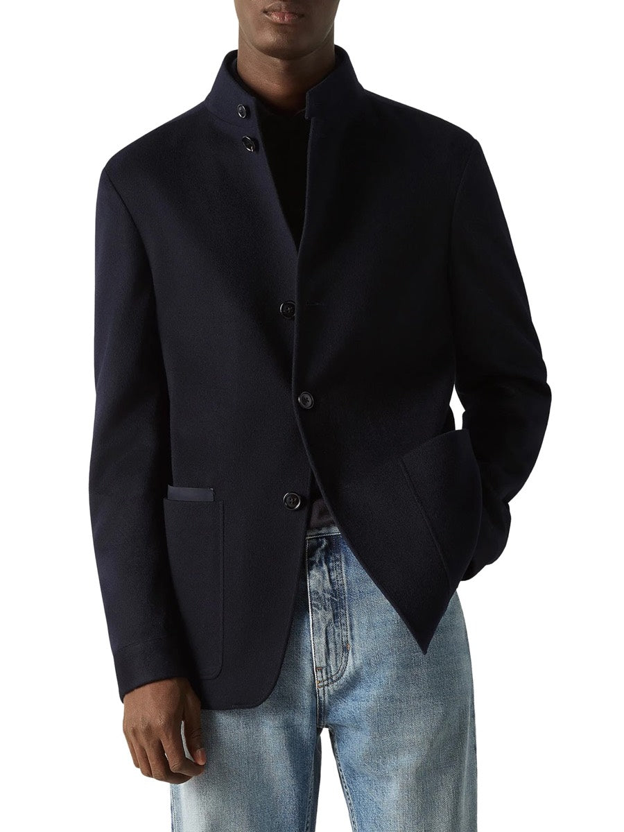 Zegna Men's Cashmere The Count Jacket in Blue