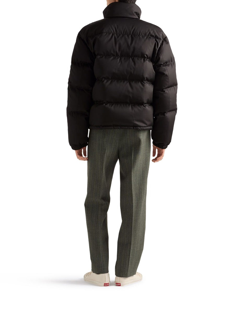 Prada Men's Re-Nylon Padded Jacket in Black