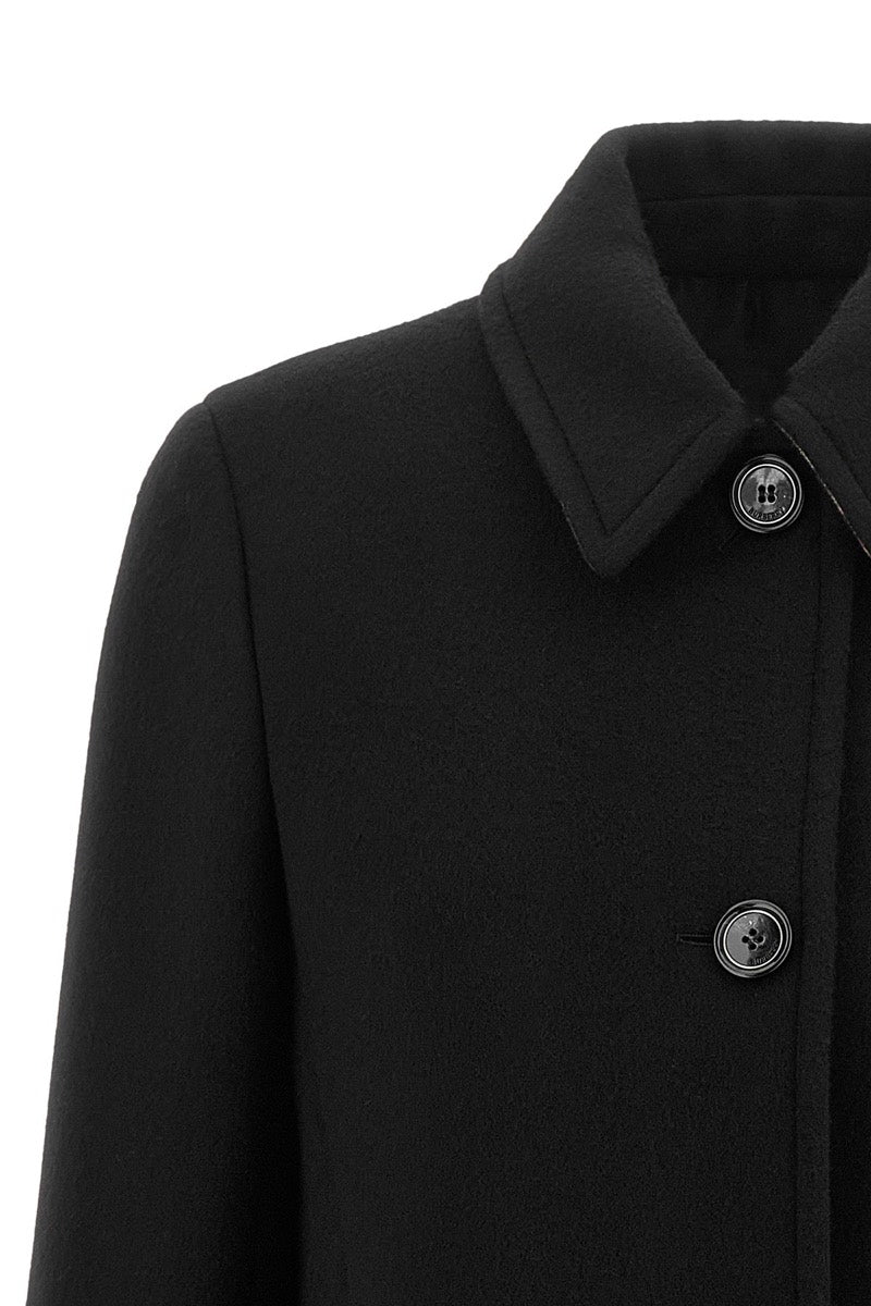 Burberry Women's Wool Cashmere Coat in Black