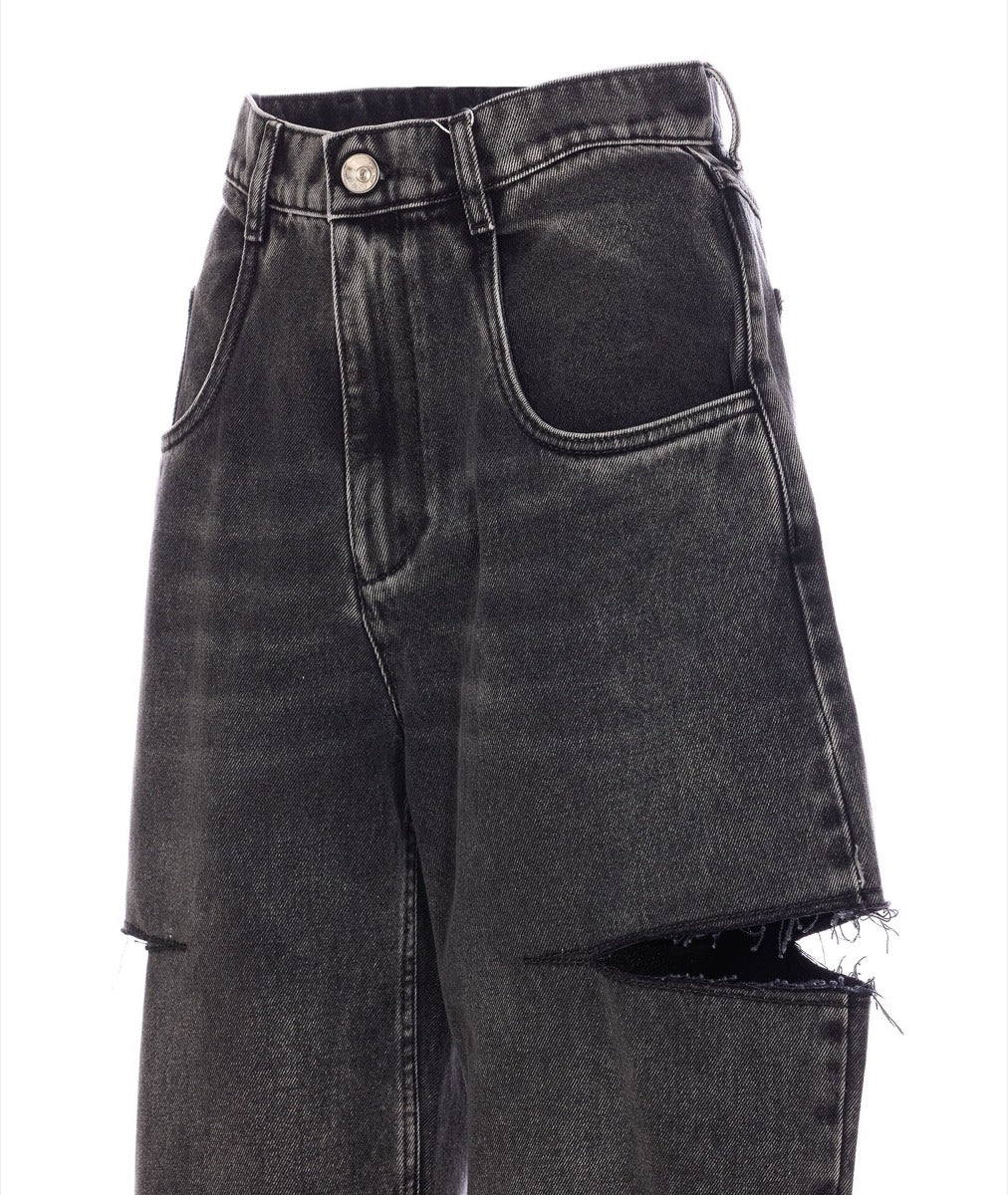 Maison Margiela Women's Denim Jeans in Black