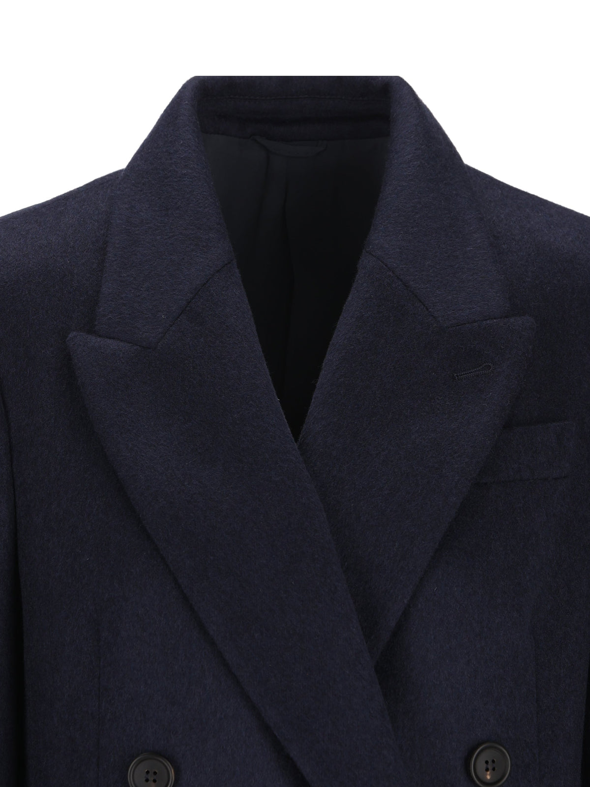 Brunello Cucinelli Women's Wool Blazer in Dark Blue - view 4