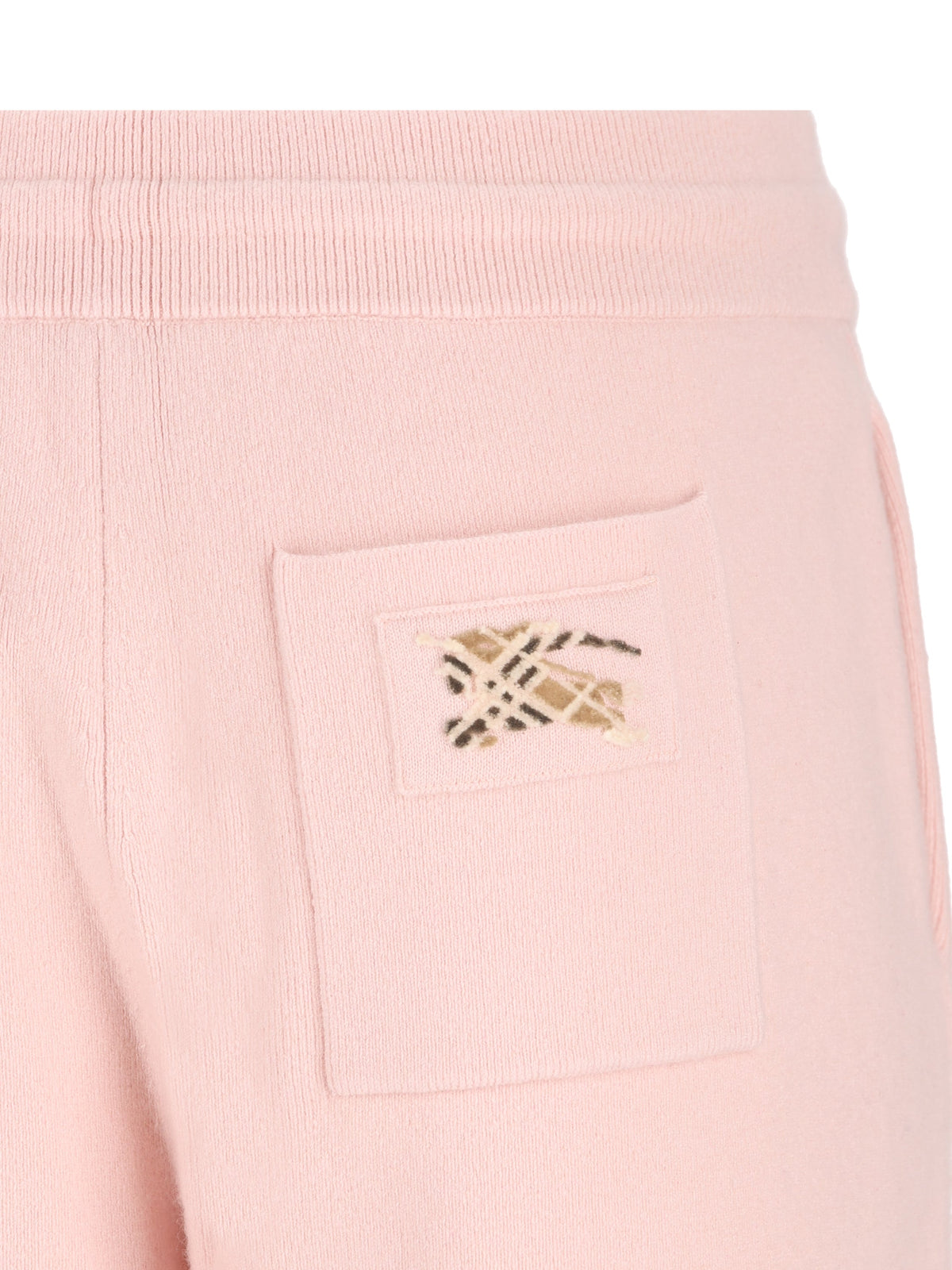 Burberry Women's Cashmere Blend Sweatpants in Pink - view 4