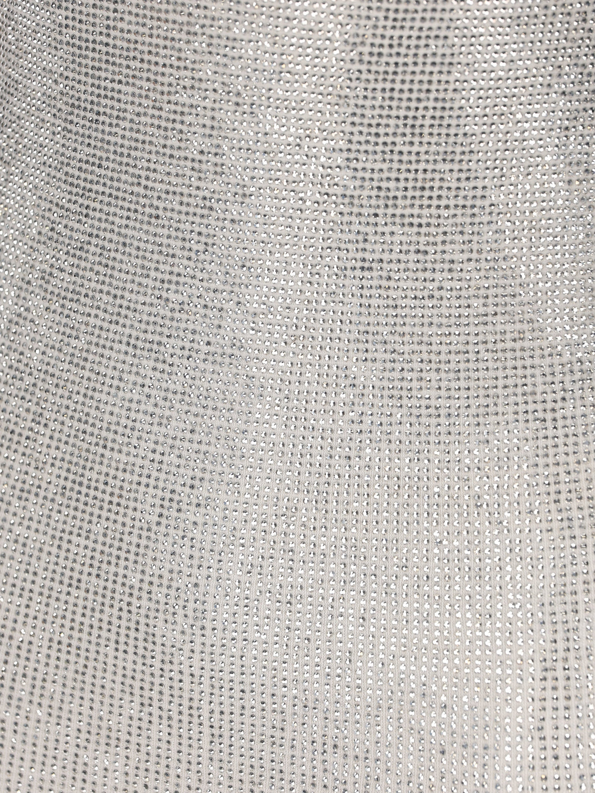 Gucci Women's Crystal Nylon Mini Dress in Silver - view 4