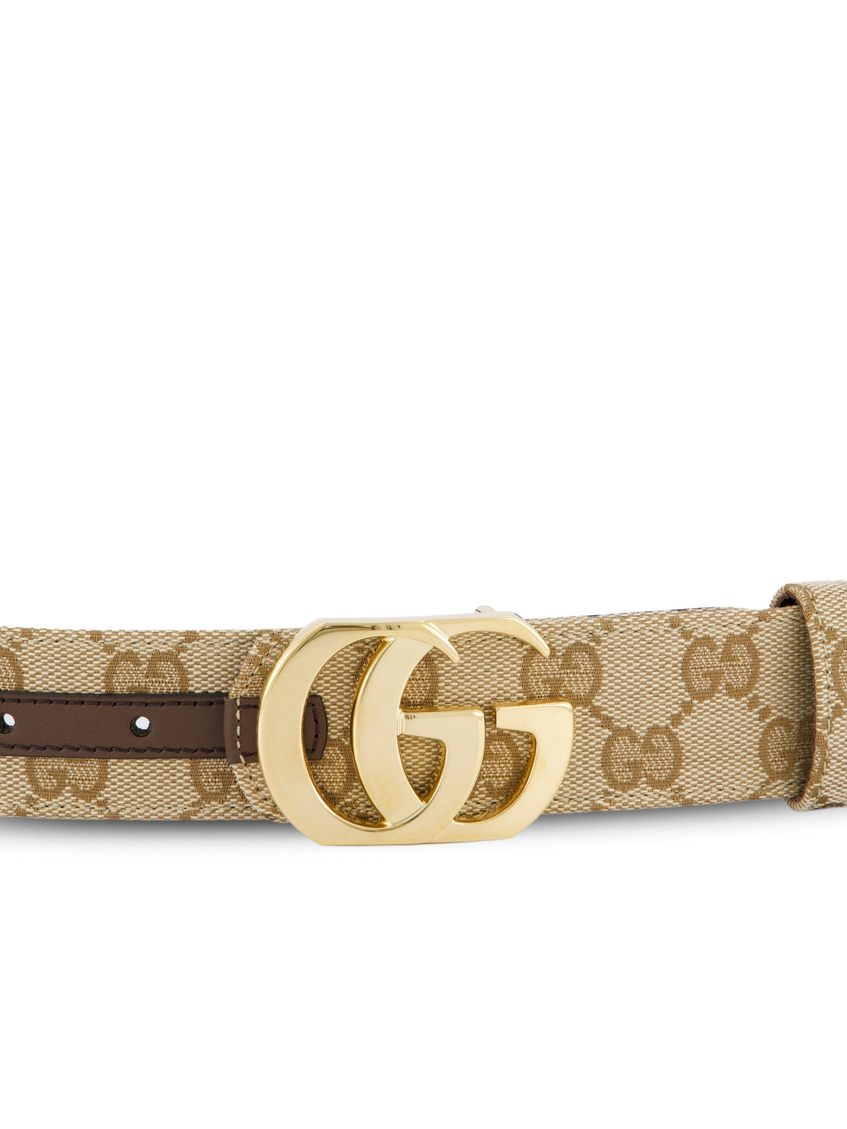 Gucci Women's Reversible Canvas Belt in Beige and Brown - view 4