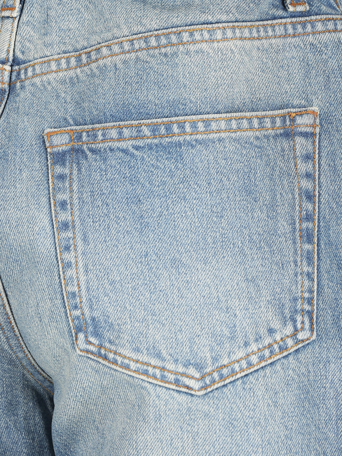 Gucci Women's Straight Denim Jeans in Blue - view 4