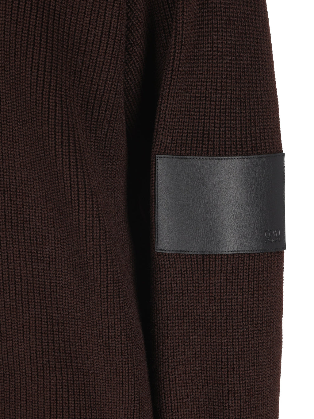 Loewe Women's Wool Zip Jumper in Brown - view 4