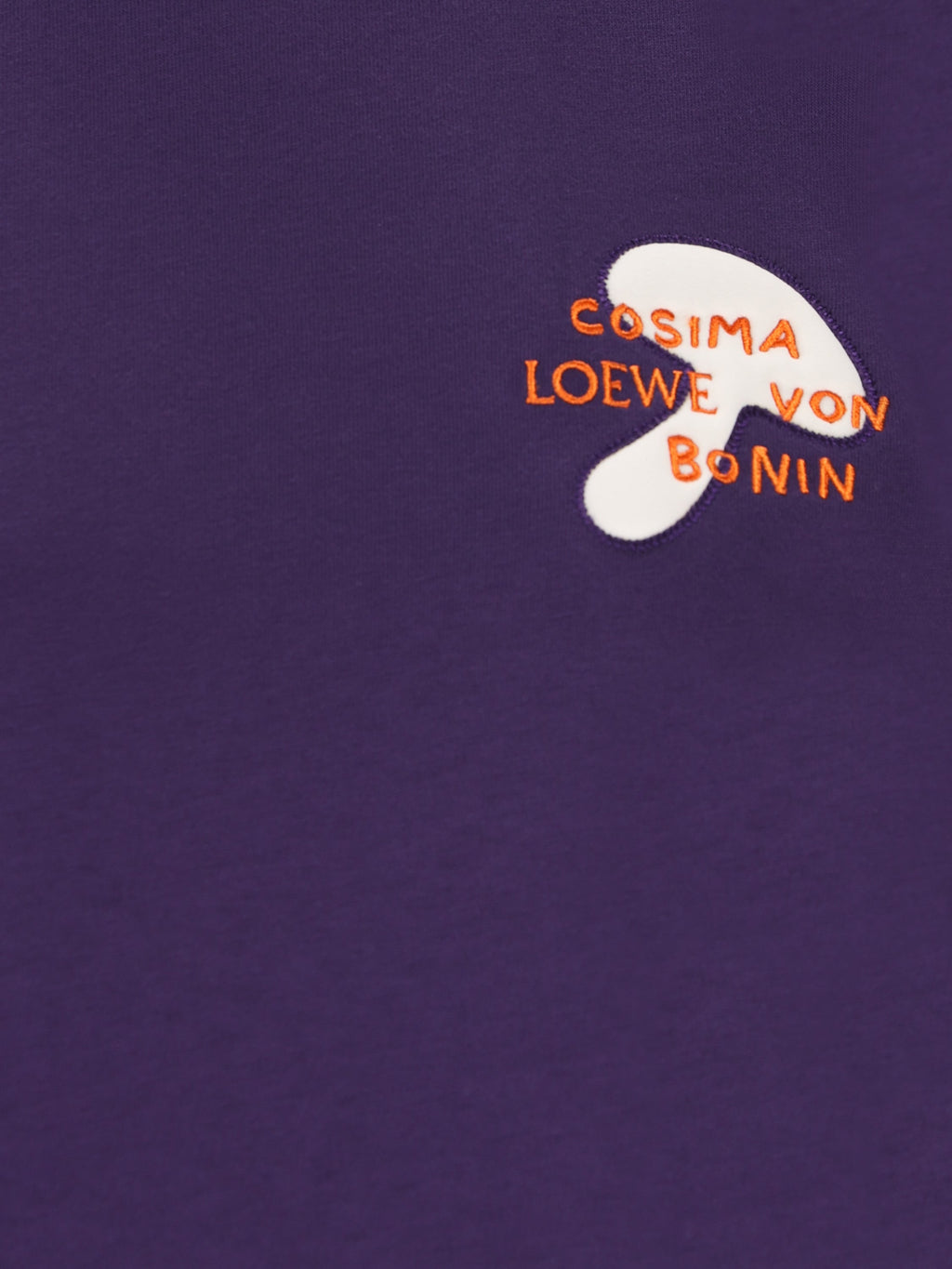 Loewe Women's Cotton T-Shirt in Purple - view 4