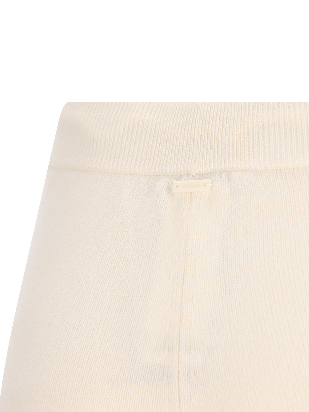 Max Mara Women's Wide Cashmere Trousers in White - view 4