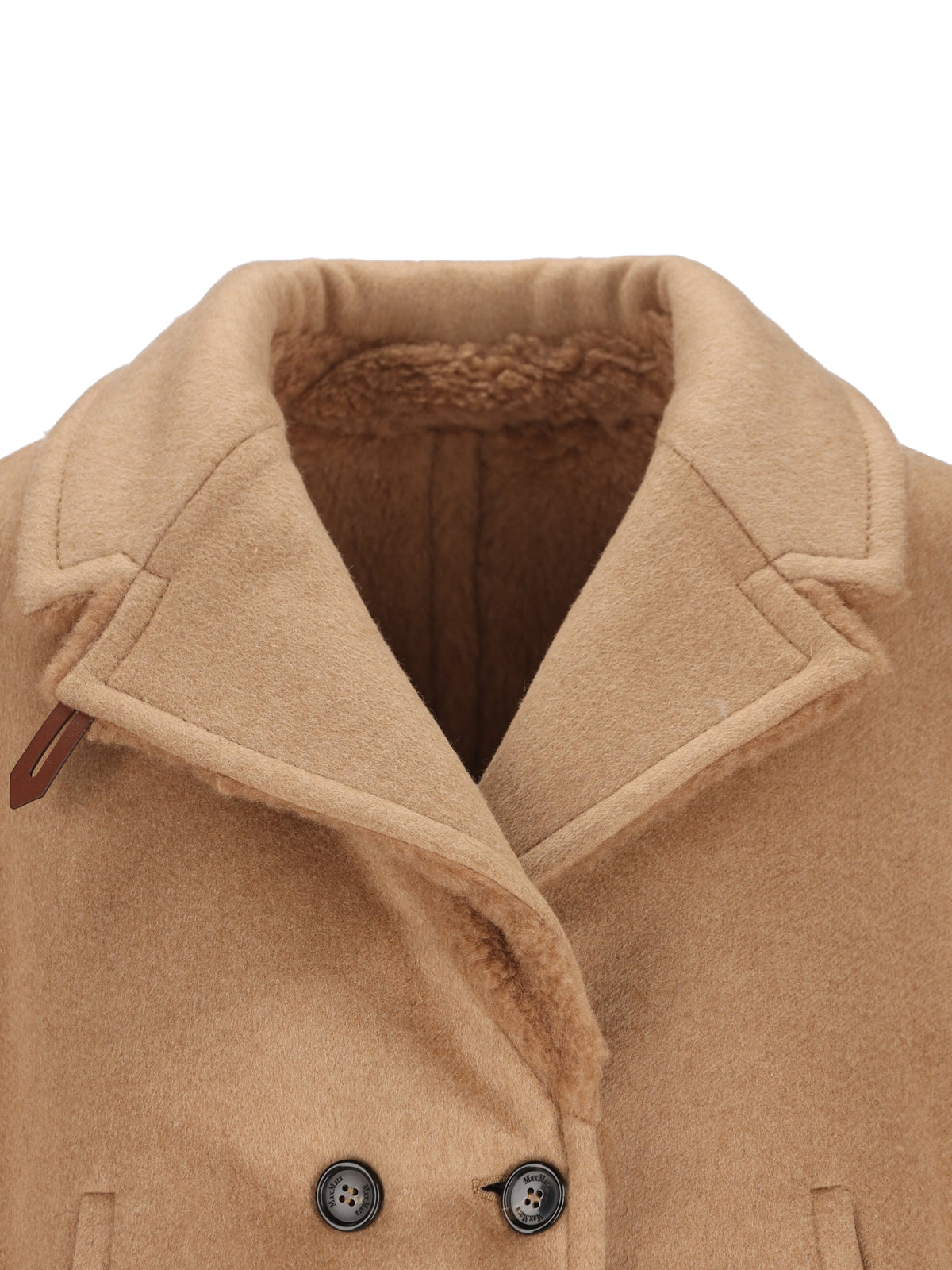 Max Mara Women's Pure Camel Cape in Camel - view 4