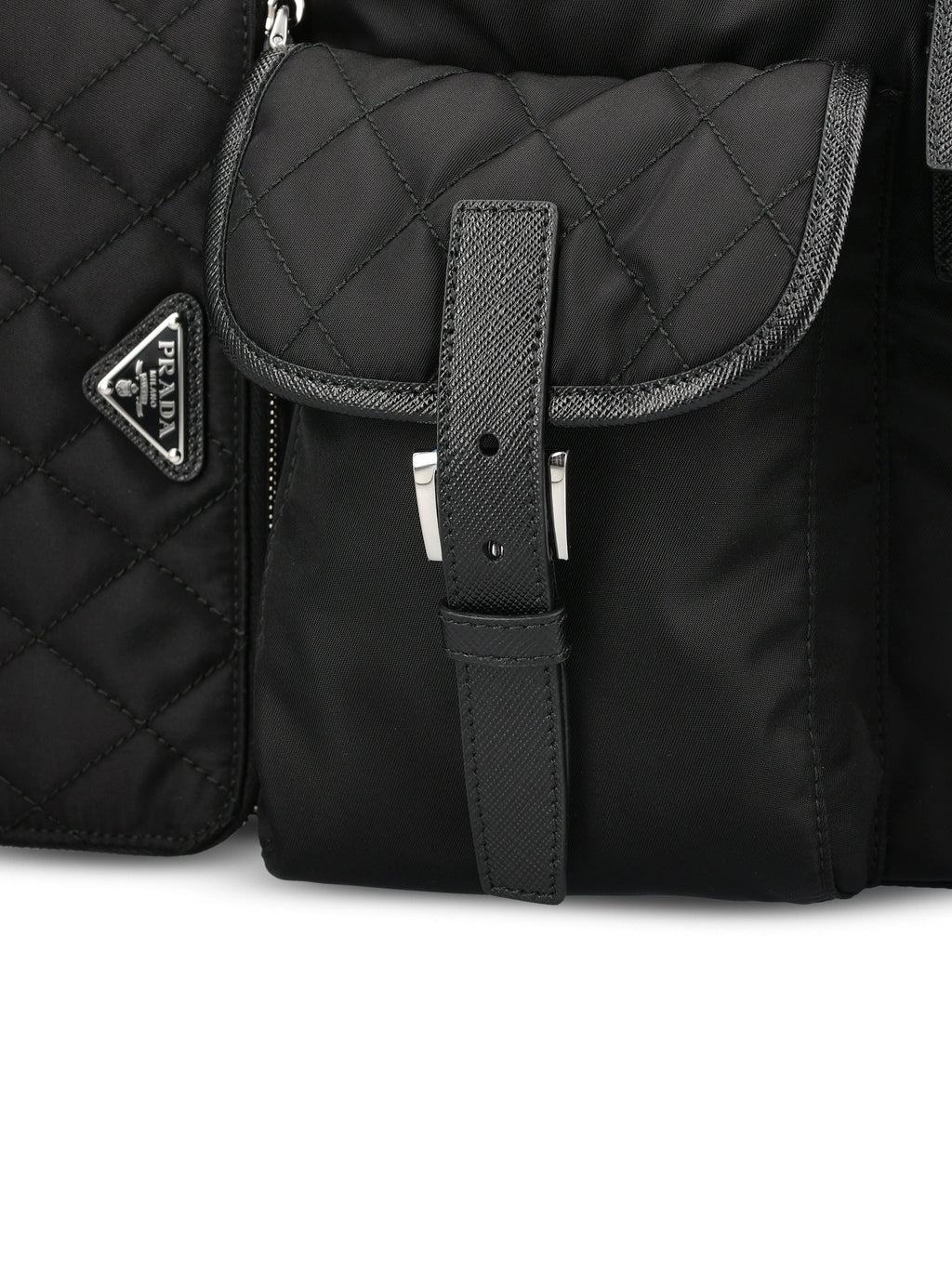 Prada Women's Re-Nylon Backpack in Black - view 4