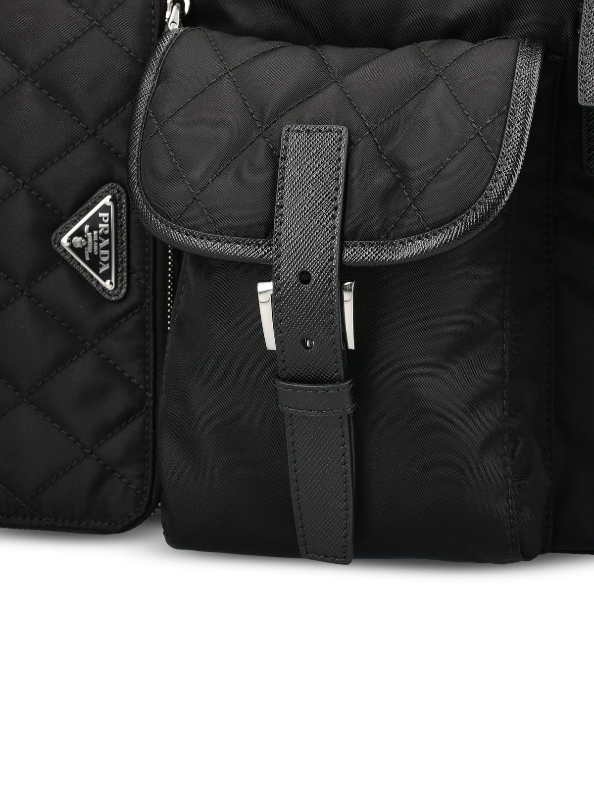 Prada Women's Re-Nylon Backpack in Black - view 4