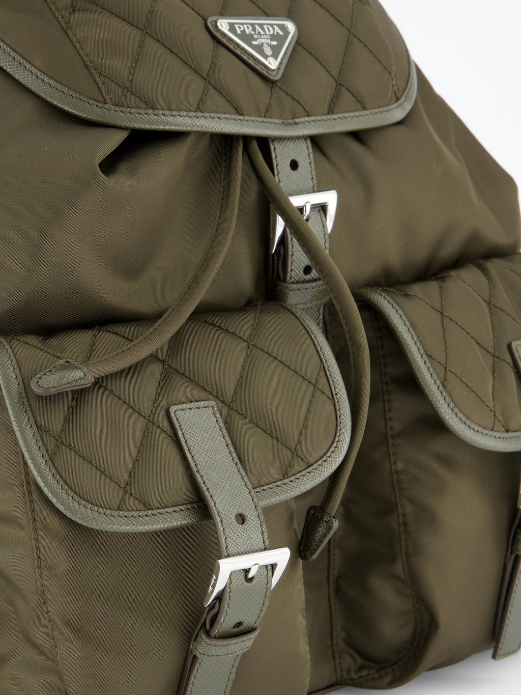 Prada Women's Re-Nylon Backpack in Green - view 4