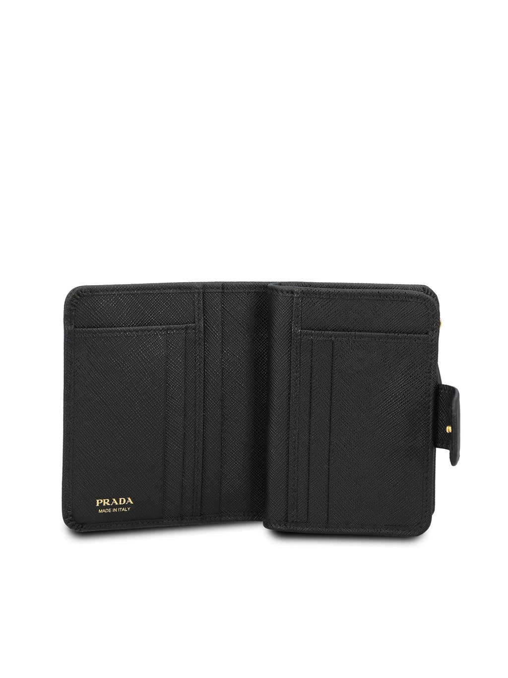 Prada Women's Saffiano Leather Wallet in Black - view 4