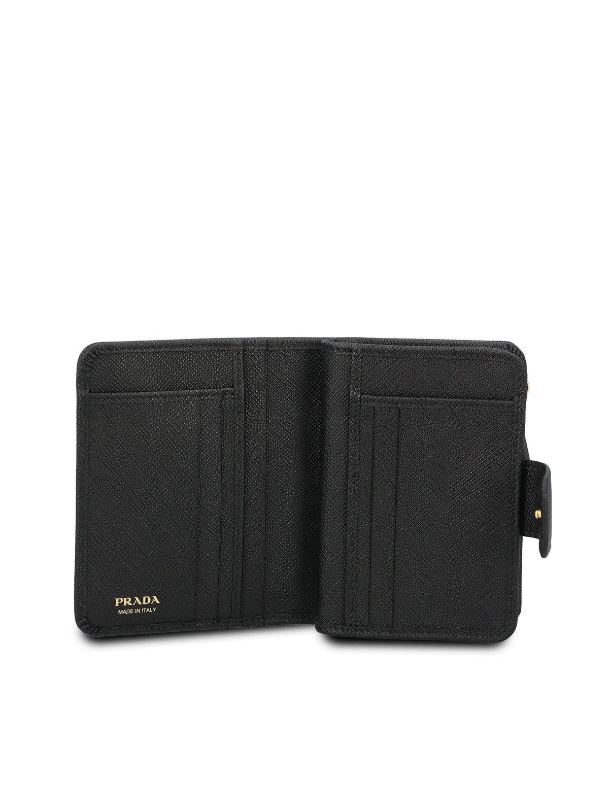 Prada Women's Saffiano Leather Wallet in Black - view 4