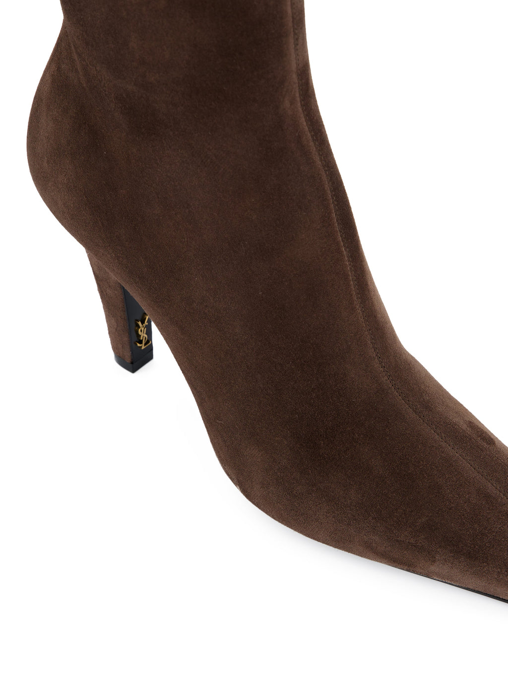 Saint Laurent Women's Jill Suede Boots in Brown - view 4