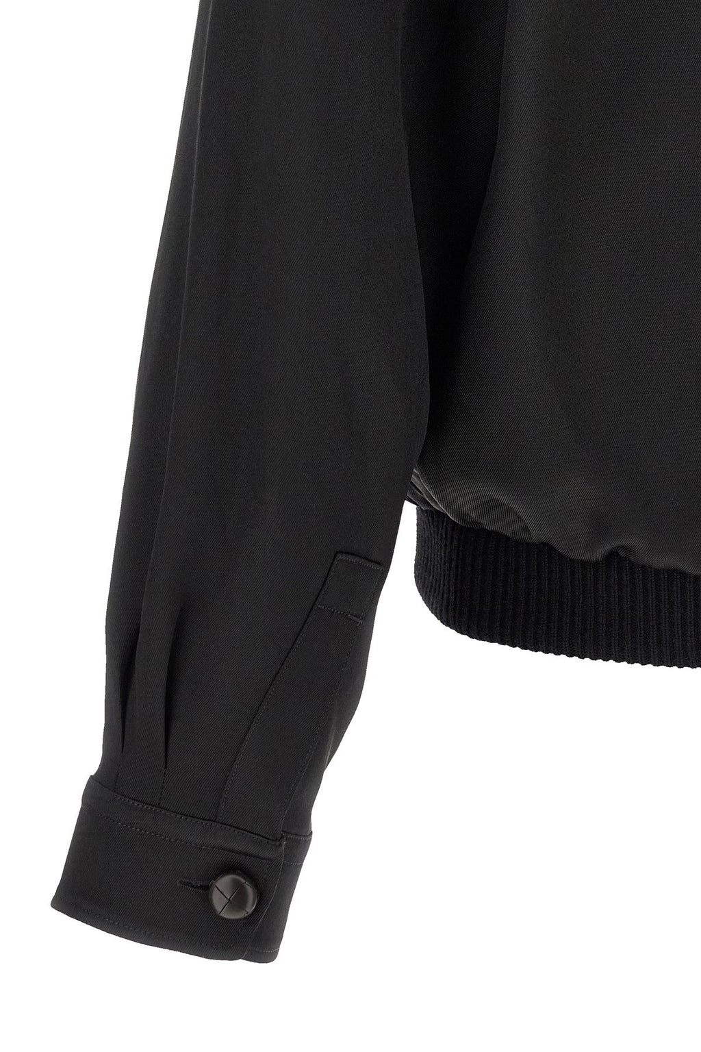 Zegna Men's Mulberry Silk Sweatshirt in Black - view 4
