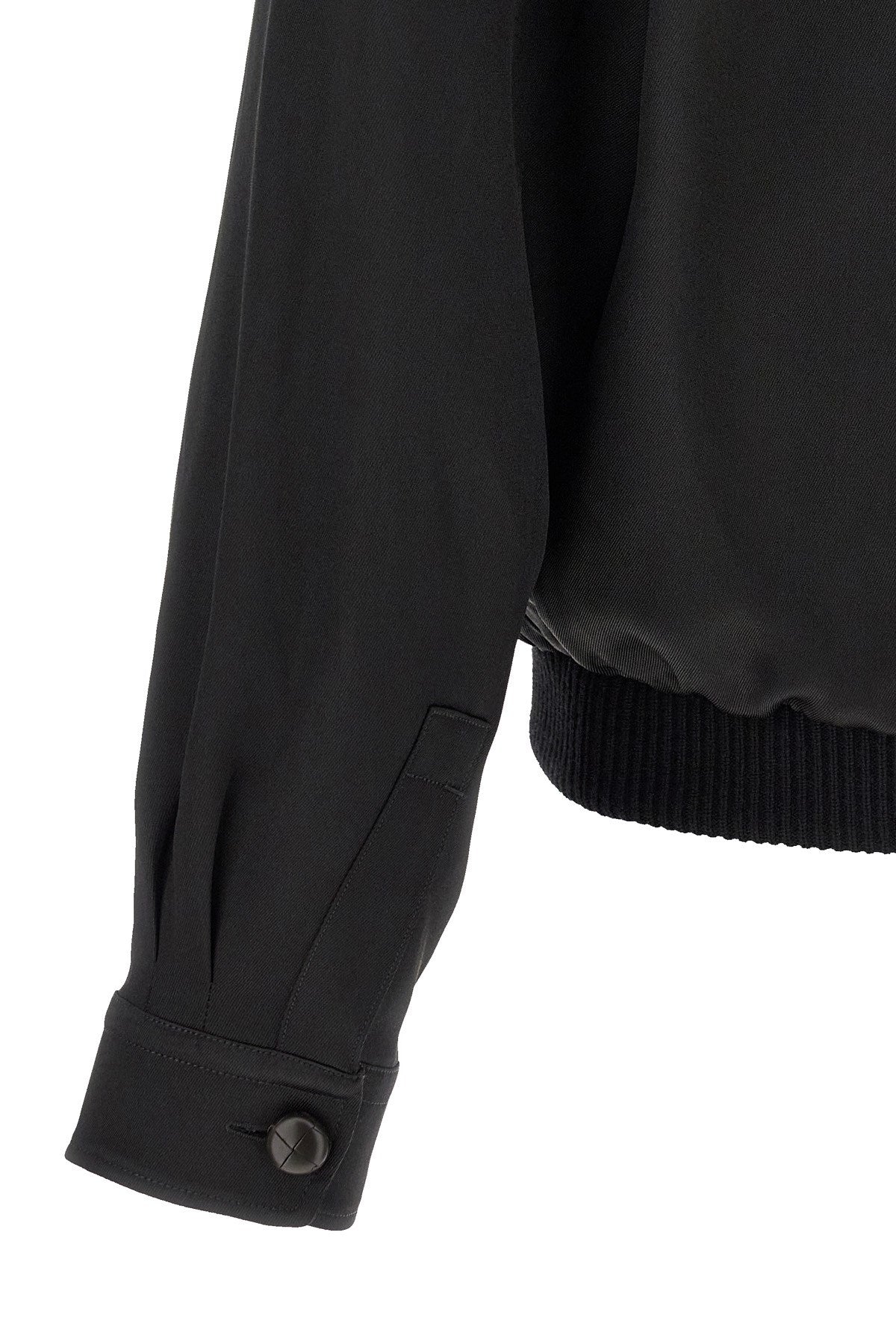 Zegna Men's Mulberry Silk Sweatshirt in Black - view 4