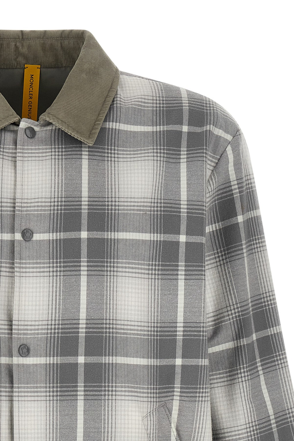 Moncler x Fragment Men's Ryuha Cotton Shirt Jacket in Gray (4 of 5)