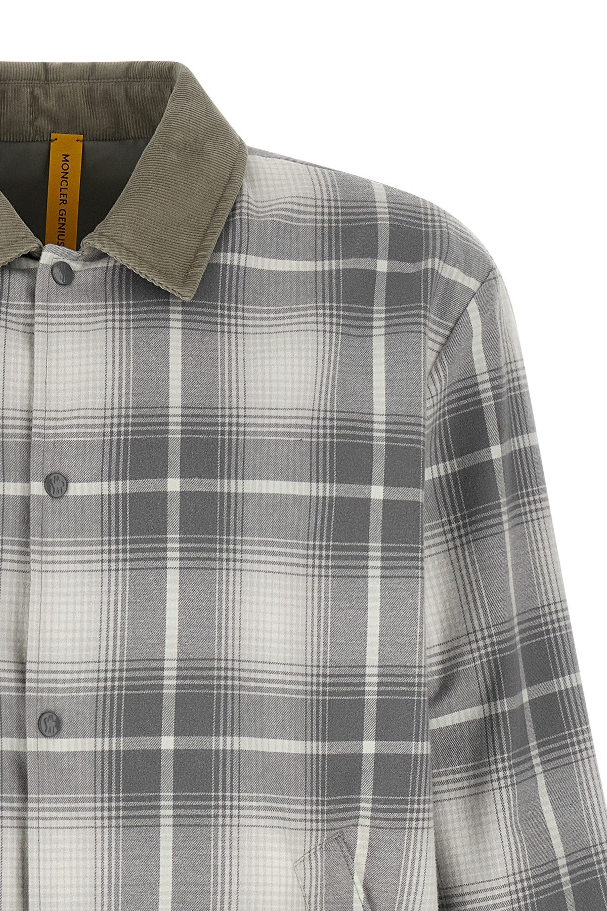 Moncler x Fragment Men's Ryuha Cotton Shirt Jacket in Gray (4 of 5)