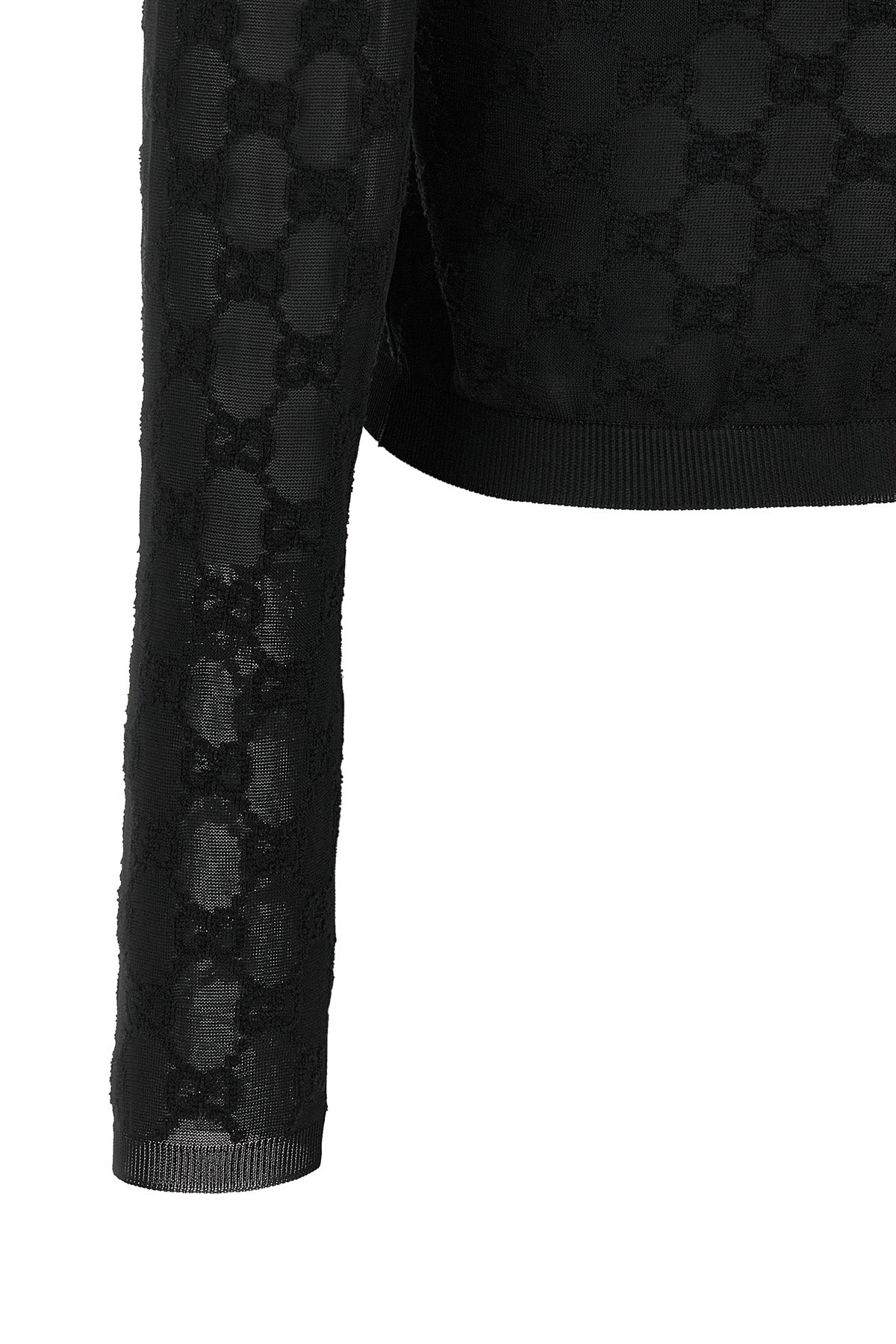 Gucci Women's GG Embroidered Cardigan in Black - image 4