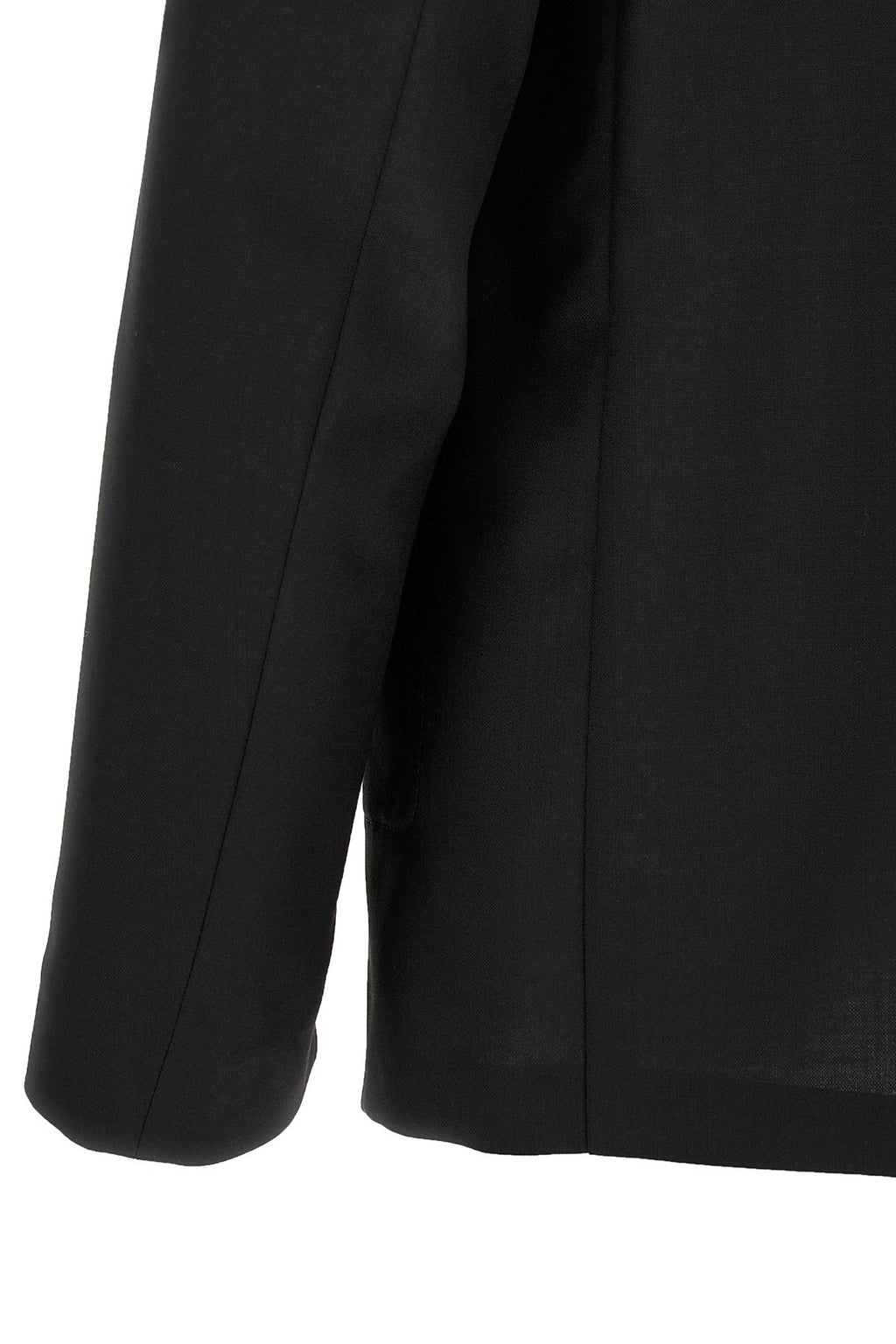 Maison Margiela Men's Minimal Blazer in Black Wool - view 4