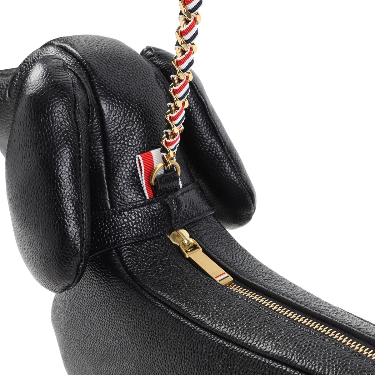 Thom Browne Women's Leather Mini Hector Bag in Black